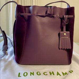 Longchamp Penelope Soft Leather Bucket Bag